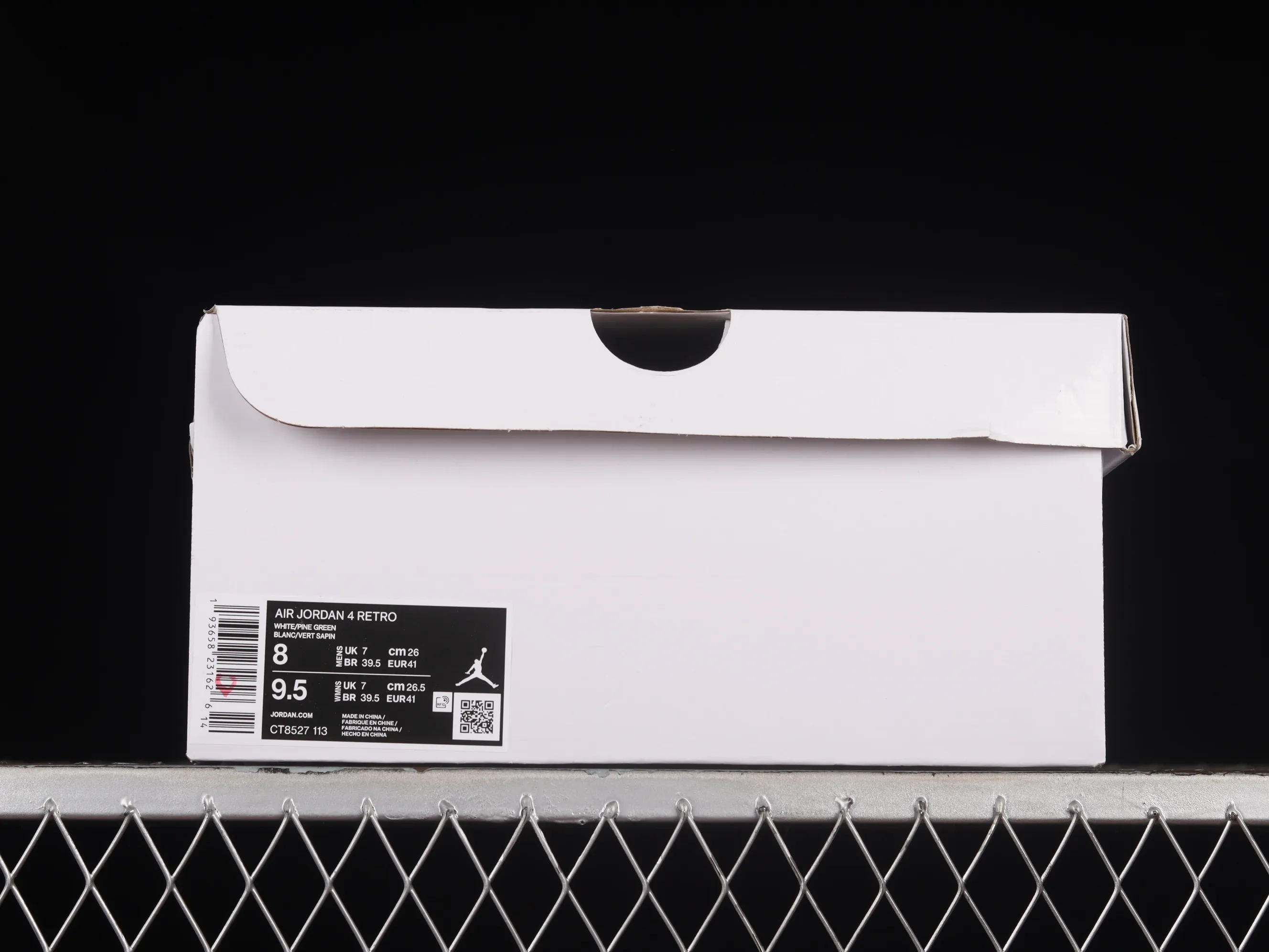 All Categories Air Jordan Jordan Series Basketball Shoes Air Jordan 4 Air Jordan 4 "Pine Green" AJ4 Joe 4 White Green First Layer Authentic Standard CT8527-113